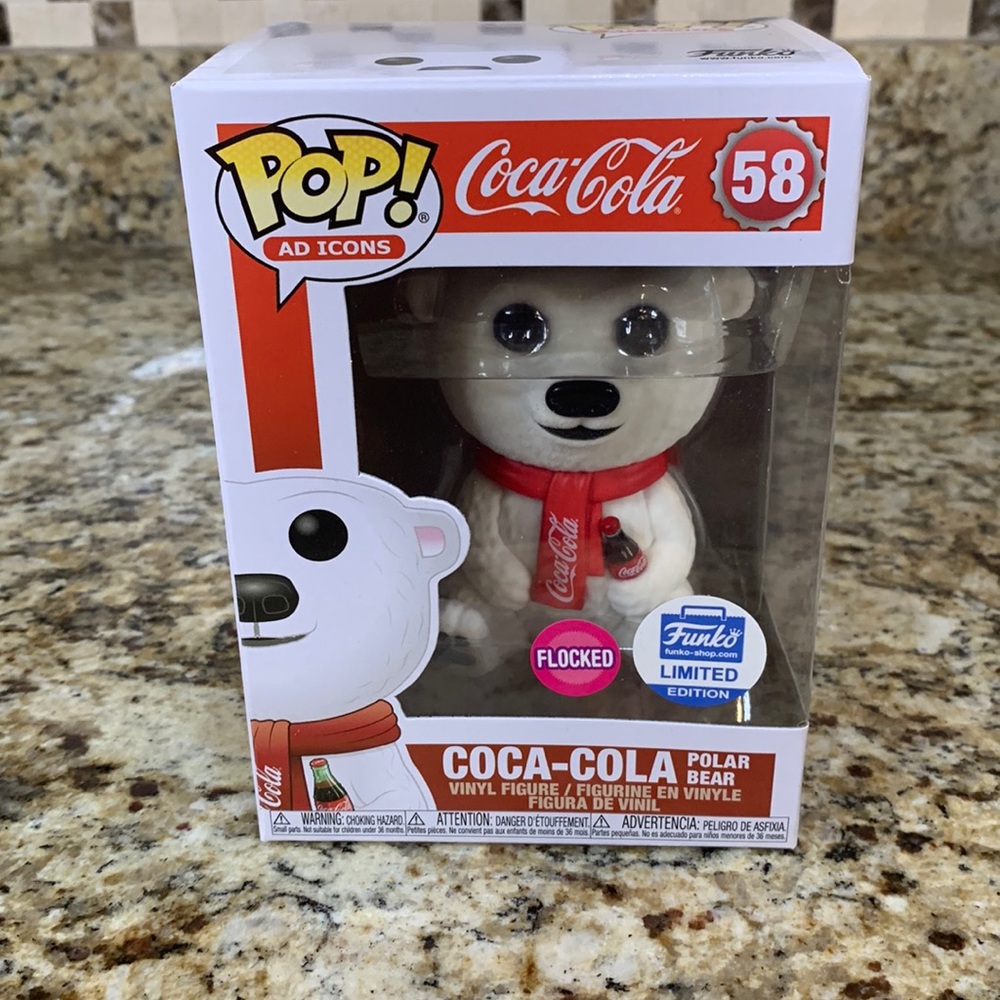 Funko. Coca-Cola Polar Bear 58. Flocked. Limited Edition. - Picture 1 of 4